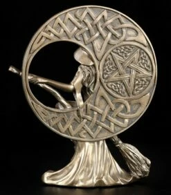 Hexen Figur - Mit Besen Vor Keltischem Mond -FIGUREN Verkäufe 10266 3 hexen figur 3 1280x1280