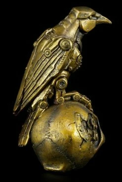 Steampunk Figur - Rabe Auf Totenkopf -FIGUREN Verkäufe 11101 4 steampunk figur 4 1280x1280