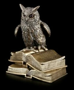 Weise Eule - Figur Sitzend Auf Büchern -FIGUREN Verkäufe 11589 1 weise eule 1 1280x1280