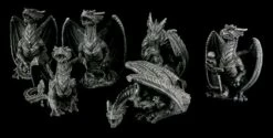 Kleine Drachen Figuren - 6er Set
