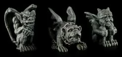 Mini Gargoyle Figuren - 3er Set