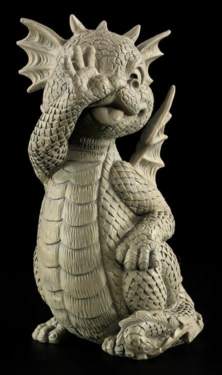 Garten Figur - Drache Frechdachs 8 Garten Figur - Drache Frechdachs – Bild 6