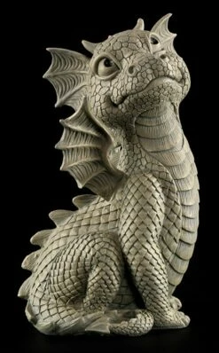 Garten Figur - Drache Schaut Nach Oben