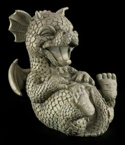 Garten Figur - Drache Lacht Sich Kaputt