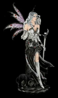 Elfen Statue 140 Cm Mit Katze XXL - Black Magica -FIGUREN Verkäufe 12006 5 hexen statue 5 1280x1280