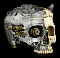 Totenkopf Schatulle - Steampunk Teufel
