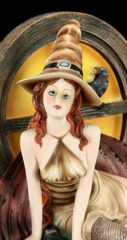 Hexen Figur - Alanta Mit Rabe Corvus -FIGUREN Verkäufe 12723 9 hexe rabe corvus 9 1280x1280