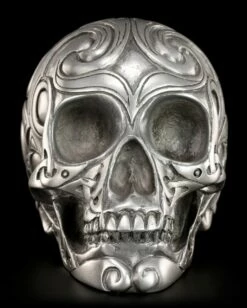 Totenkopf - Tribal Skull Silberfarben Mittel -FIGUREN Verkäufe 13671 1 totenkopf tribal silber 1 1280x1280