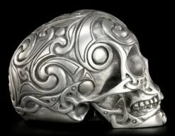 Totenkopf - Tribal Skull Silberfarben Mittel -FIGUREN Verkäufe 13671 7 totenkopf tribal silber 7 1280x1280