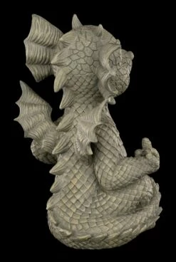 Gartenfigur - Ungezogener Drache Zeigt Mittelfinger -FIGUREN Verkäufe 13700 6 Garten Drachen Mittelfinger 6 1280x1280