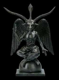 Baphomet Figur Schwarz