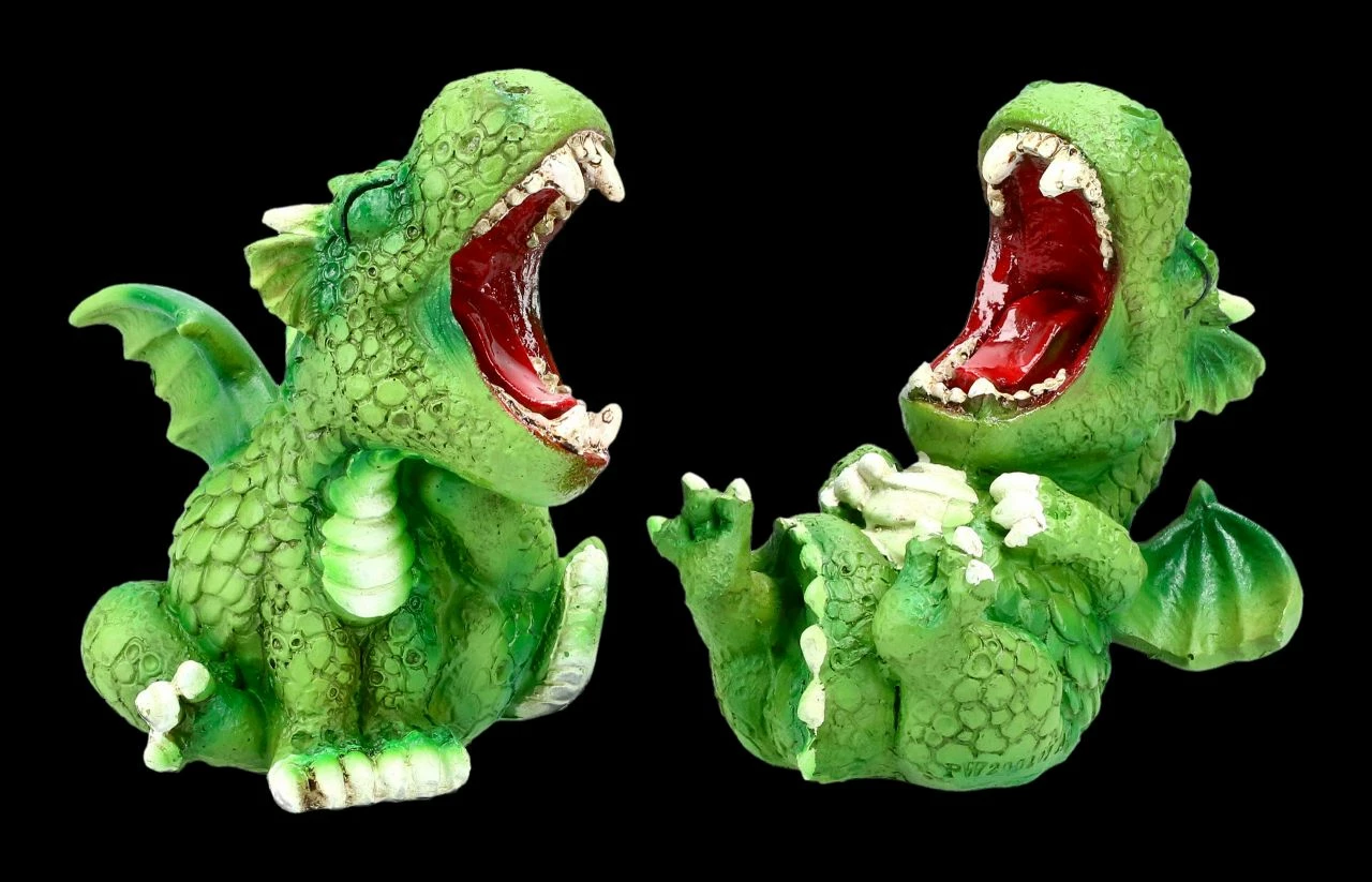 Süße Drachen Figuren - Gemeinsam Aufwachen 3 Süße Drachen Figuren - Gemeinsam Aufwachen