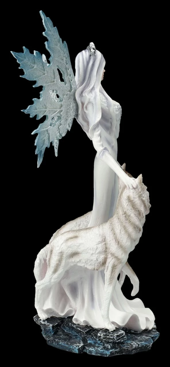 Elfen Figur - Maylea Mit Weißen Wölfen 7 Elfen Figur - Maylea Mit Weißen Wölfen – Bild 5
