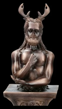 Büste - Gehörnter Gott Cernunnos -FIGUREN Verkäufe 2D FS12177 Bueste Gehoernter Gott Cernunnos 2 1280x1280