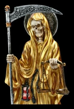 Santa Muerte Figur - Goldfarben 14 Santa Muerte Figur - Goldfarben -FIGUREN Verkäufe 2D FS13954 Santa Muerte Figur goldfarben 2 1280x1280