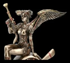 Steampunk Engel Figur - Kriegerin Auf Propeller -FIGUREN Verkäufe 2D FS15653 Steampunk Engel Figur Kriegerin auf Propeller 2 1280x1280