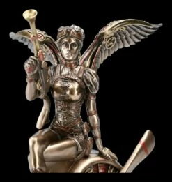 Steampunk Engel Figur - Kriegerin Auf Propeller -FIGUREN Verkäufe 2D FS15653 Steampunk Engel Figur Kriegerin auf Propeller 3 1280x1280