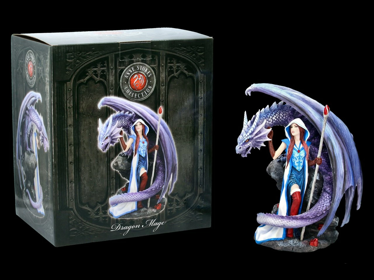 Drachen Figur Mit Zauberin - Dragon Mage 10 Drachen Figur Mit Zauberin - Dragon Mage – Bild 8