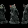 Schwarze Katzen Figuren - Nichts Böses - Felines