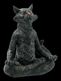 Schwarzen Yoga Katzen Figuren - 3er Set -FIGUREN Verkäufe 2D FS20677 Schwarzen Yoga Katzen Figuren 3er Set 7 1280x1280