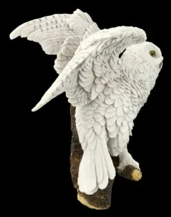 Wandrelief - Schneeeule Auf Ast Sitzend -FIGUREN Verkäufe 2D FS20799 Wandrelief Schneeeule auf Ast sitzend 2 1280x1280