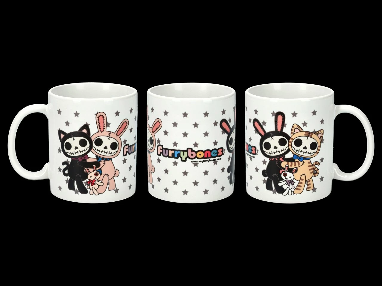 Furrybones Keramik Tasse - Bun-Bun & Mao-Mao 3 Furrybones Keramik Tasse - Bun-Bun & Mao-Mao
