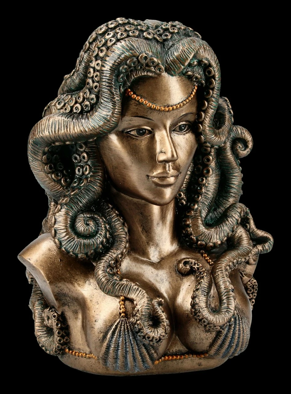 Hexen Büste - Meereshexe Cecaelia 3 Hexen Büste - Meereshexe Cecaelia