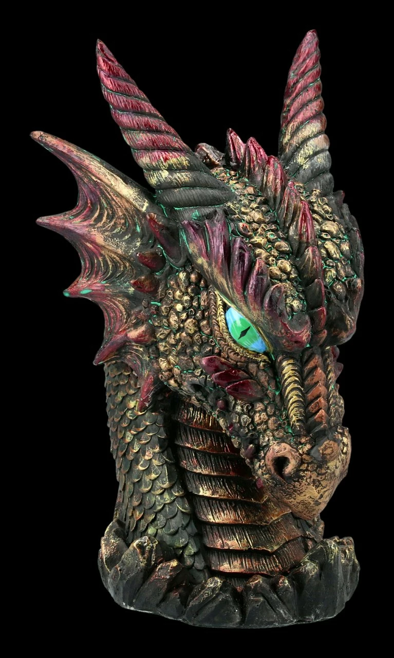 Drachen Kopf Büste - Sharok 3 Drachen Kopf Büste - Sharok