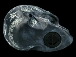 NEMESIS NOW Totenkopf - Tattoo Spardose - Schwarz -FIGUREN Verkäufe 2D FS21507 Totenkopf Tattoo Spardose schwarz 2 1280x1280