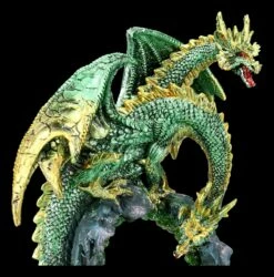 Zweiköpfige Drachen Figur - Grün Mit LED -FIGUREN Verkäufe 2D FS21585 Zweikoepfige Drachen Figur mit LED Beleuchtung 2 1280x1280