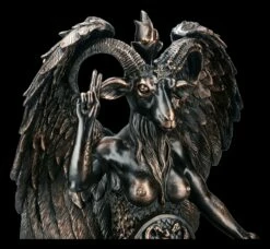 Große Baphomet Figur - Kupferfarben -FIGUREN Verkäufe 2D FS21626 Grosse Baphomet Figur kupferfarben 3 1280x1280
