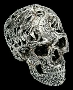 Totenkopf - Cranial Drakos - Silber -FIGUREN Verkäufe 2D FS216417 Totenkopf Cranial Drakos silber 2 1280x1280