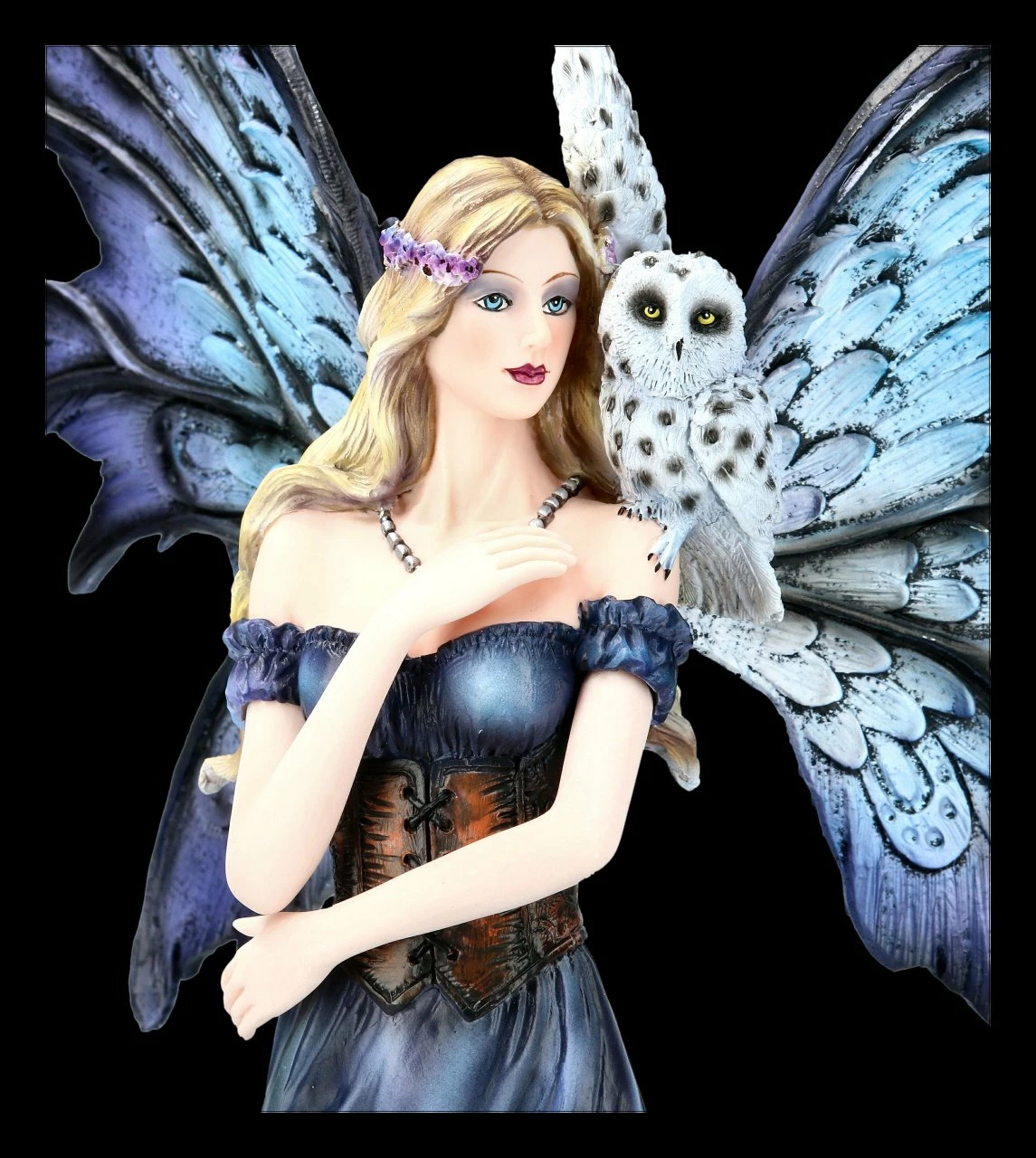 Elfen Figur - Corelei Mit Eule Und Wolf 8 Elfen Figur - Corelei Mit Eule Und Wolf – Bild 6