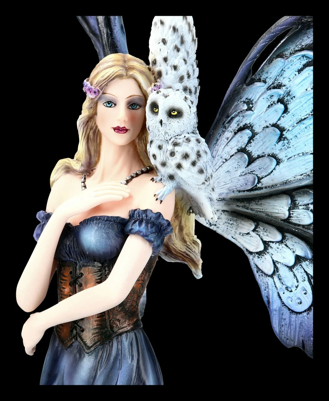 Elfen Figur - Corelei Mit Eule Und Wolf 9 Elfen Figur - Corelei Mit Eule Und Wolf – Bild 7