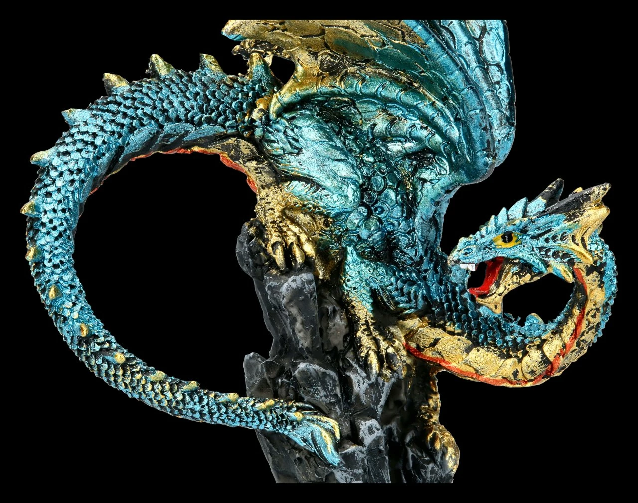Drachen Figur - Hear Me Roar - Blau 7 Drachen Figur - Hear Me Roar - Blau – Bild 5