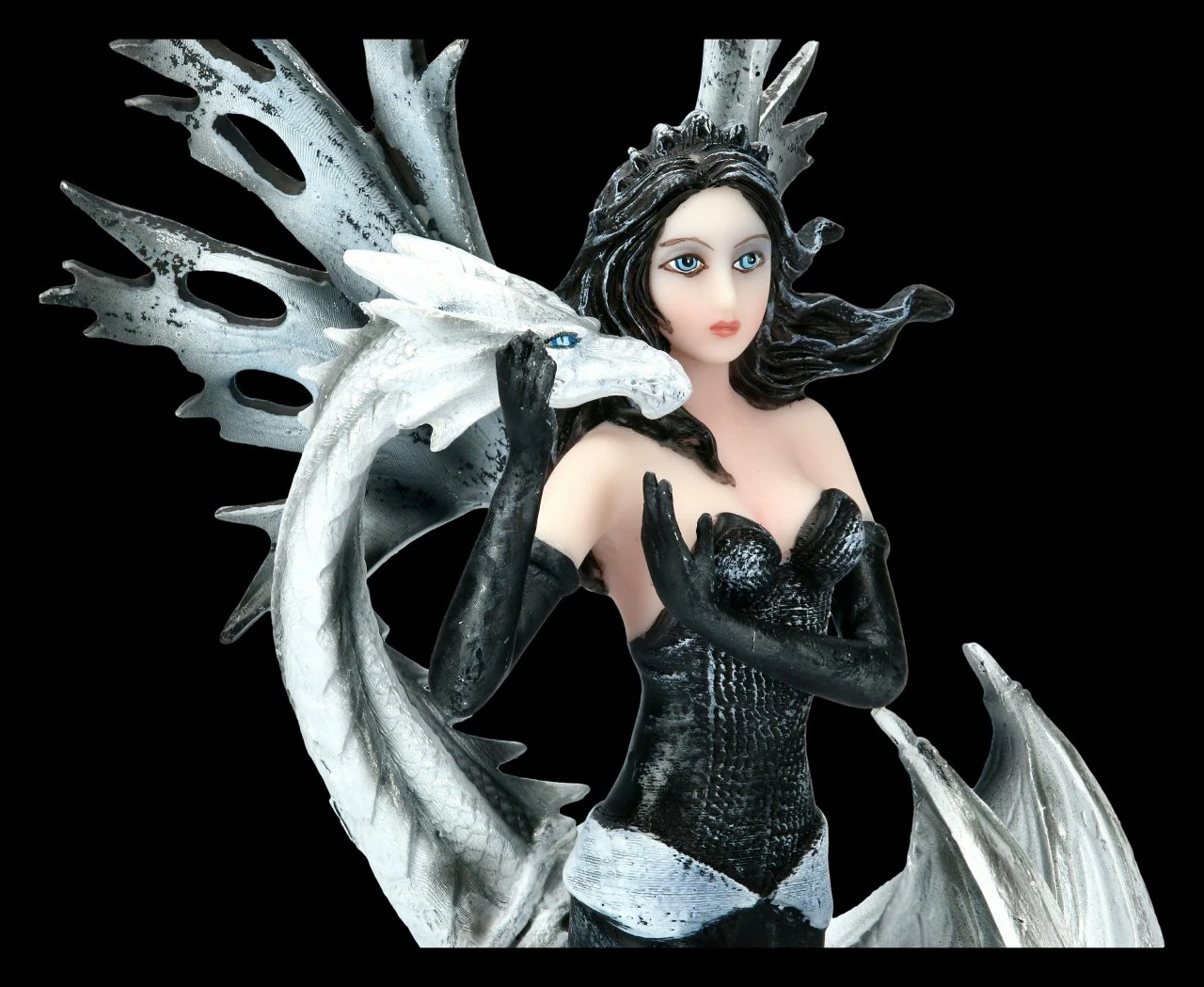 Elfen Figur Bettina Mit Weißem Drachen 9 Elfen Figur Bettina Mit Weißem Drachen – Bild 7