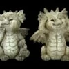 Garten Drachen Figuren Set - Sitzend 1 Garten Drachen Figuren Set - Sitzend -FIGUREN Verkäufe 2D FS21819 Gartenfiguren Suesses Drachen Figuren Set sitzend 3 1280x1280
