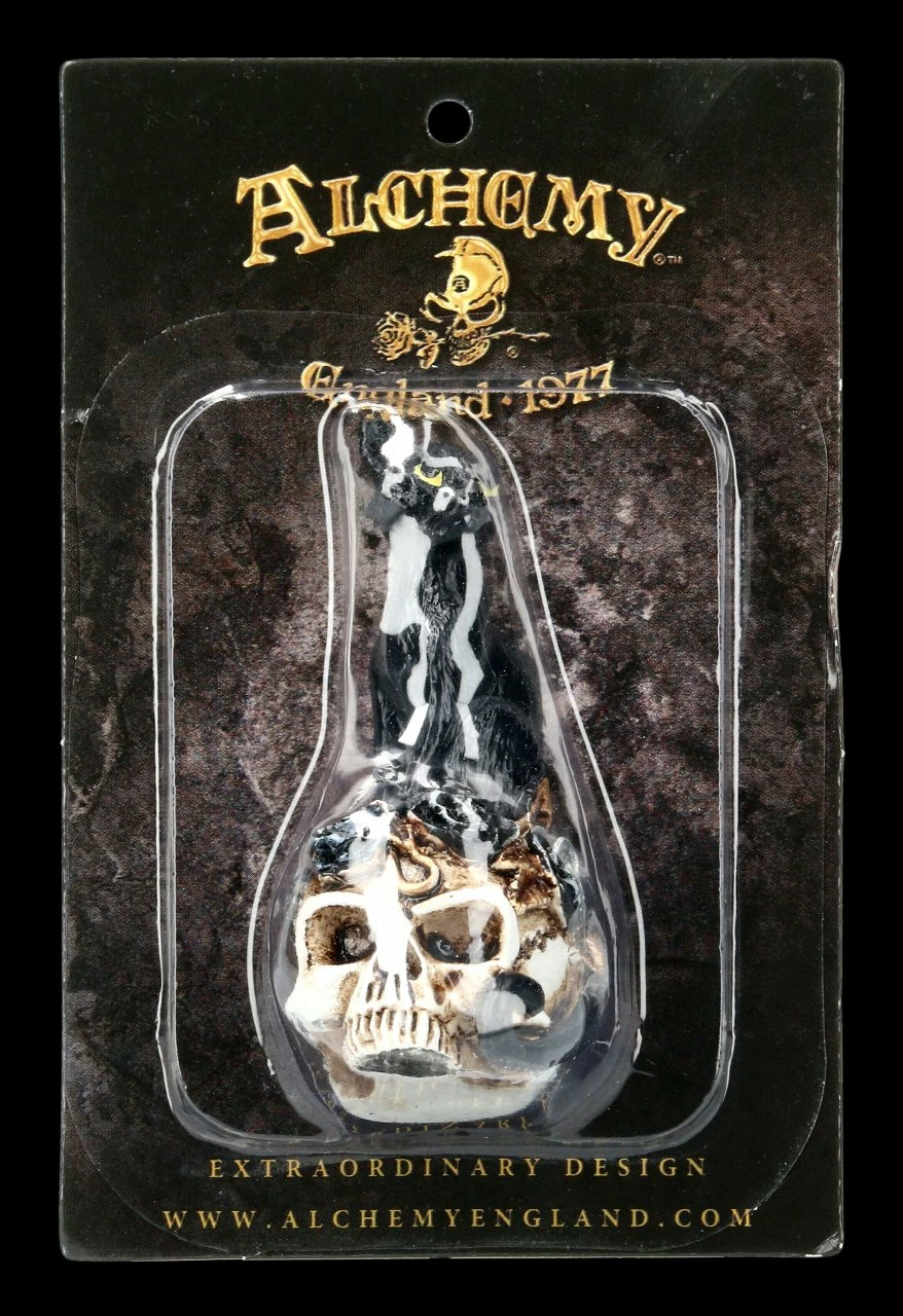 Alchemy Katze Auf Schädel - Klein 4 Alchemy Katze Auf Schädel - Klein – Bild 2