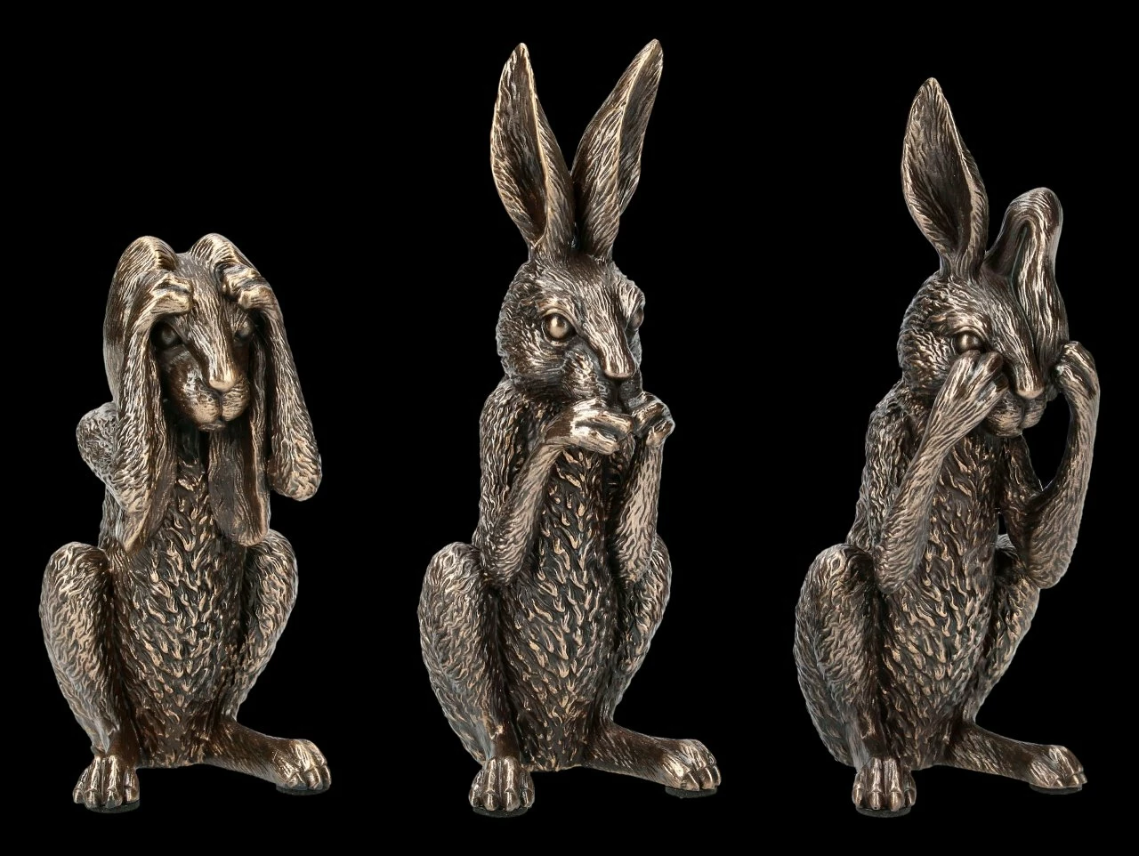 NEMESIS NOW Hasen Figuren - Nichts Böses 3 NEMESIS NOW Hasen Figuren - Nichts Böses