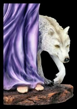 Elfen Figur Mit Wolf Und Eule - Amethyst Companions -FIGUREN Verkäufe 2D FS21917 Elfen Figur Amethyst Companions 4 1280x1280