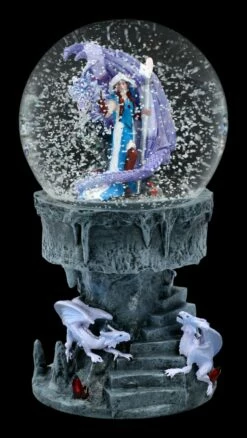 Schneekugel Drache - Dragon Mage