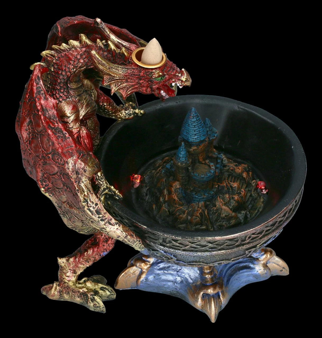 Backflow Räucherhalter - Drachen Schale 9 Backflow Räucherhalter - Drachen Schale – Bild 7