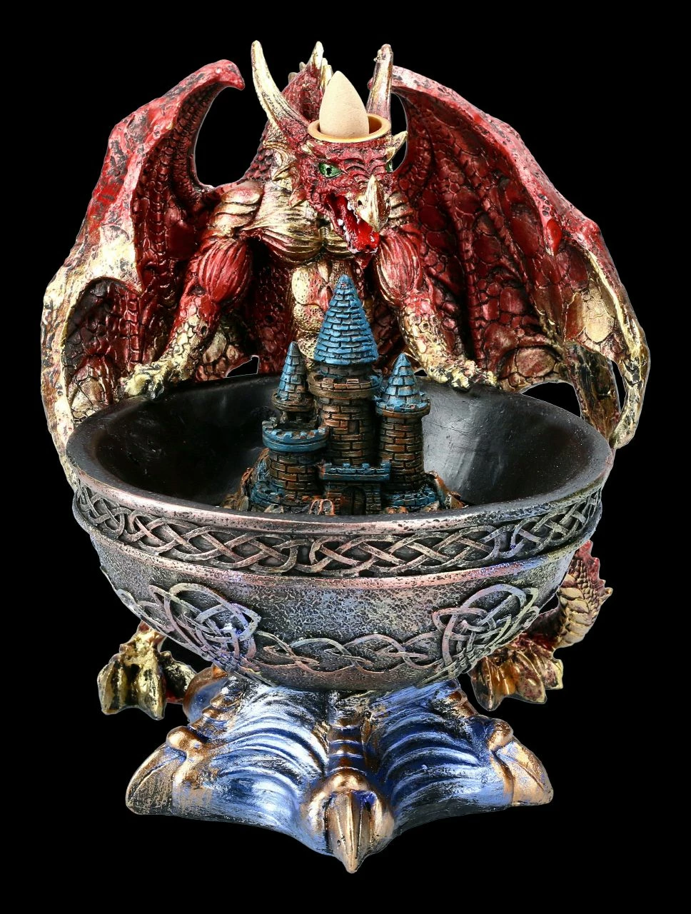 Backflow Räucherhalter - Drachen Schale 5 Backflow Räucherhalter - Drachen Schale – Bild 3
