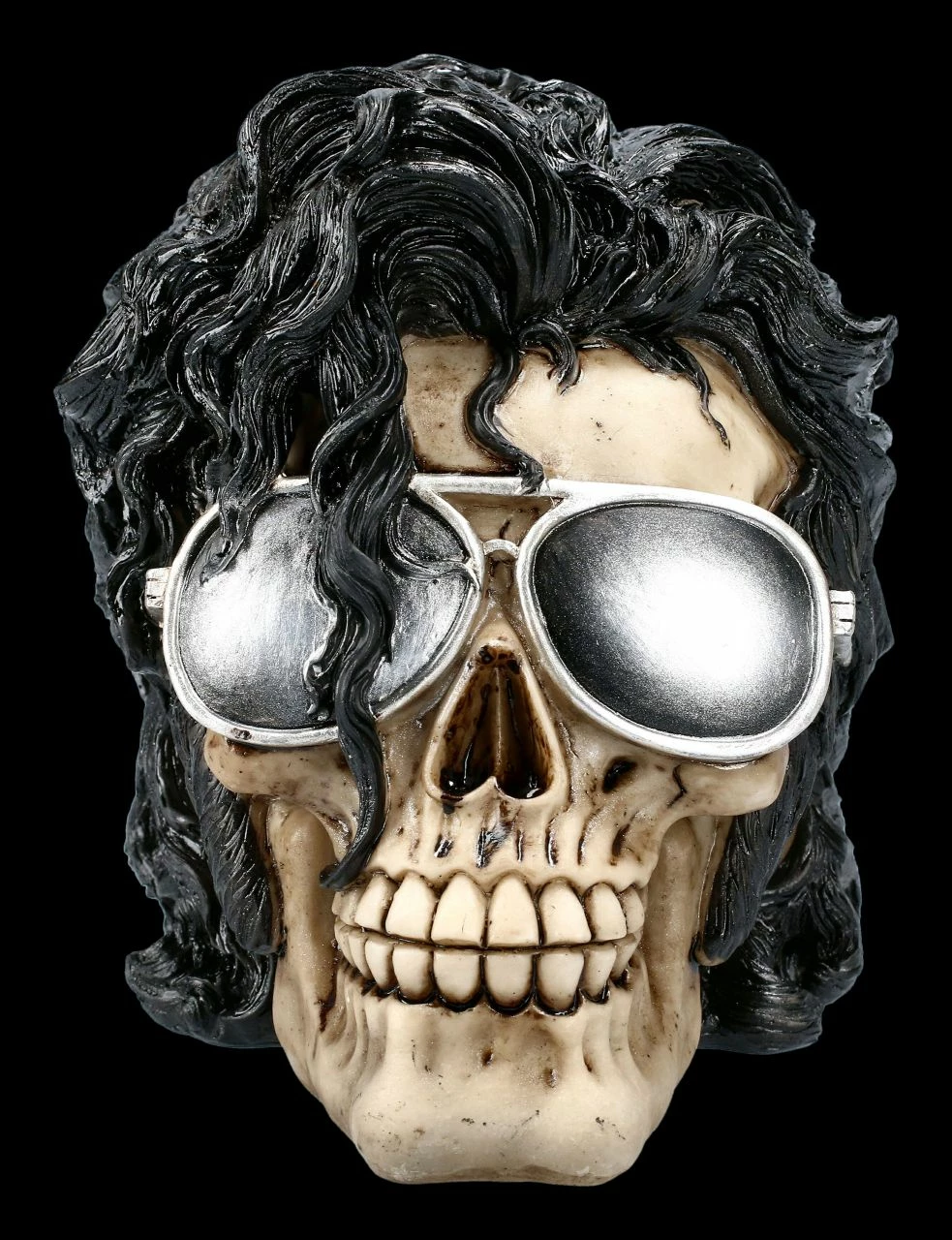 Totenkopf Figur Mit Brille - Bad 4 Totenkopf Figur Mit Brille - Bad – Bild 2