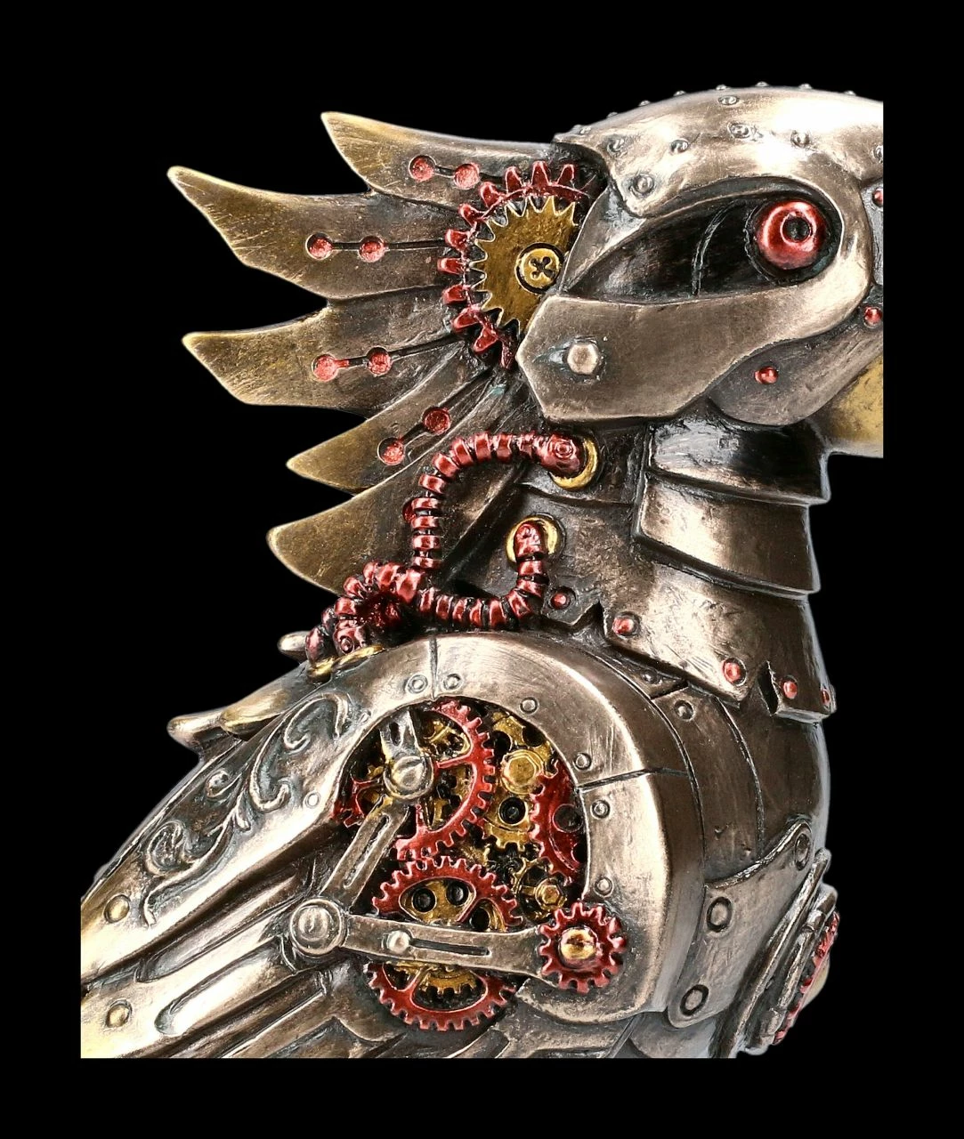 Steampunk Figur - Papagei 9 Steampunk Figur - Papagei – Bild 7