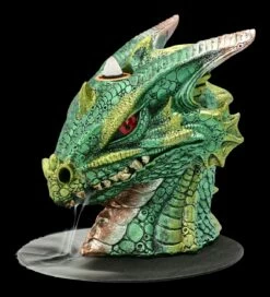 Backflow Räucherhalter - Grüner Drachenkopf Groß 10 Backflow Räucherhalter - Grüner Drachenkopf Groß -FIGUREN Verkäufe 2D FS22538 Backflow Raucherhalter Gruener Drachenkopf 14 1280x1280