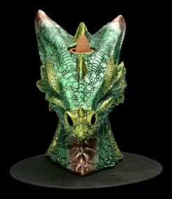 Backflow Räucherhalter - Grüner Drachenkopf Groß 14 Backflow Räucherhalter - Grüner Drachenkopf Groß -FIGUREN Verkäufe 2D FS22538 Backflow Raucherhalter Gruener Drachenkopf 5 1280x1280