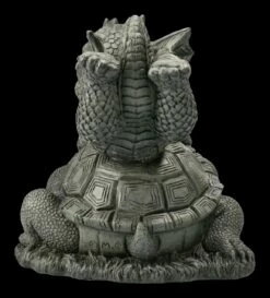 Gartenfigur - Drache Mit Schildkröte 12 Gartenfigur - Drache Mit Schildkröte -FIGUREN Verkäufe 2D FS22607 Gartenfigur Drache mit Schildkroete 3 1280x1280