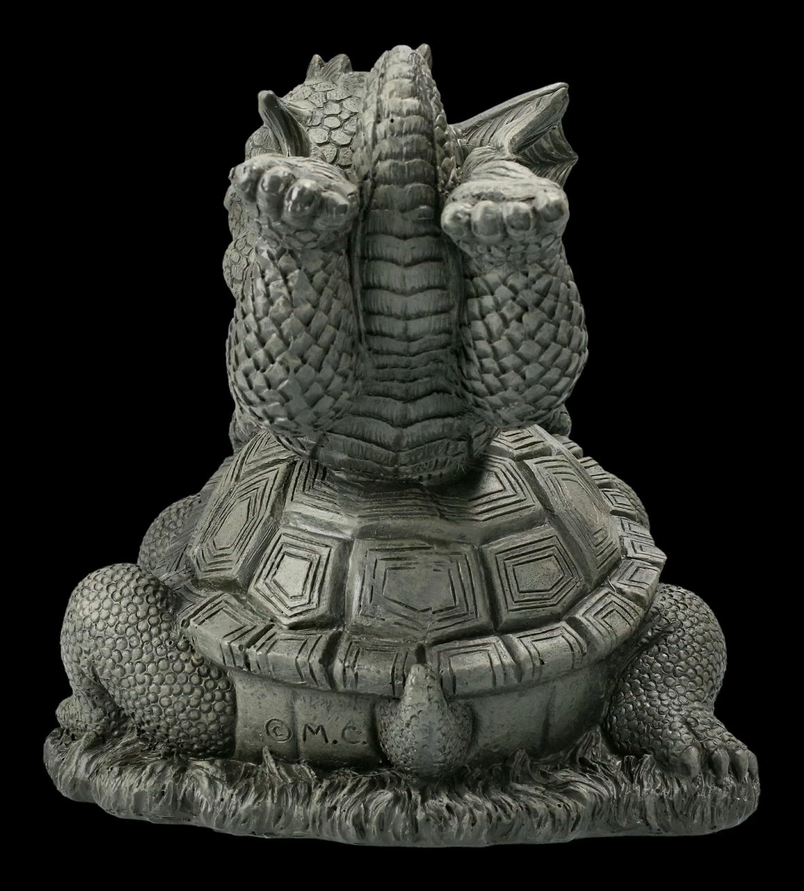 Gartenfigur - Drache Mit Schildkröte 6 Gartenfigur - Drache Mit Schildkröte – Bild 4