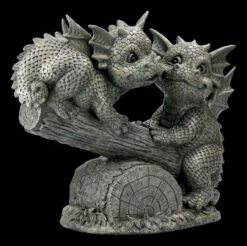 Gartenfigur - Drachen Spielen Auf Wippe